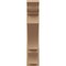 Ekena Millwork 8-in W x 32-in D x 36-in H Balboa Trad Rough Cedar Woodgrain TimberThane Outlooker, Primed Tan OUTUR080X32X36BOA04RCPR - alternate 5